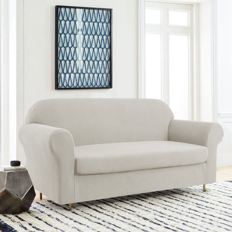 Arainy Box Cushion Loveseat Slipcover